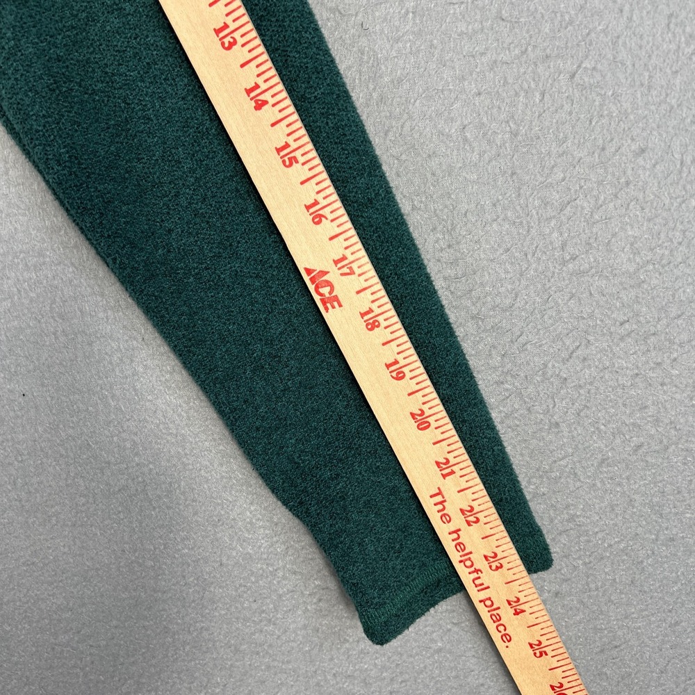 Deso Cowl Neck Fleece Puilover Womans Medium Green Gorpcore Warm Pockets USA - Picture 8 of 8
